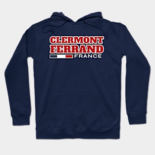 Clermont-Ferrand France Retro Hoodie